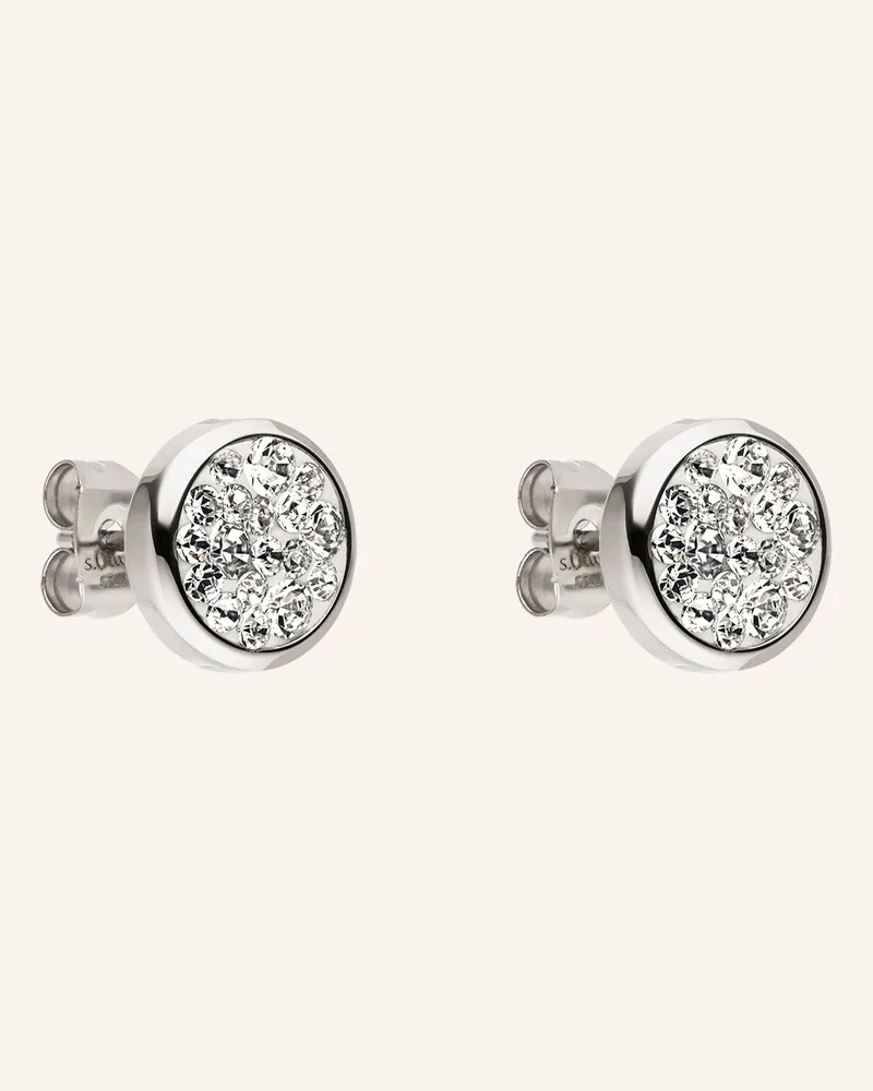 S.Oliver Ohrstecker  Aus  Edelstahl silber Silber