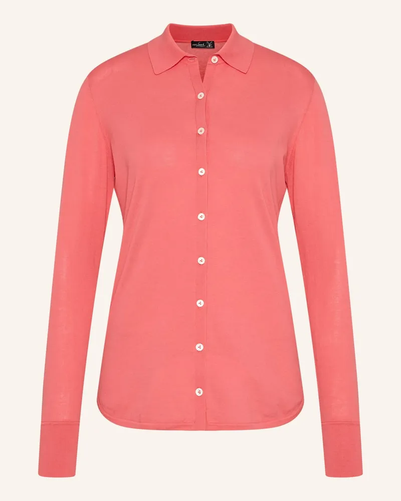 van Laack Pullover Slim Fit Rosa