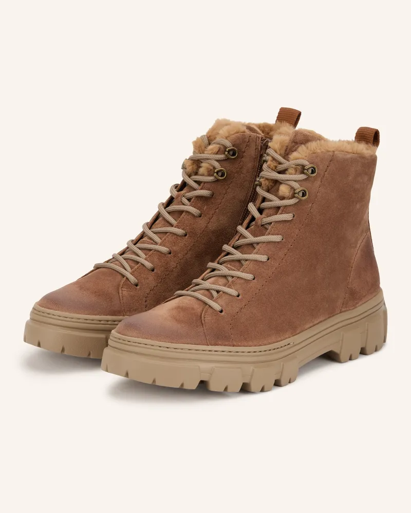 paul green Schnürboots braun Braun