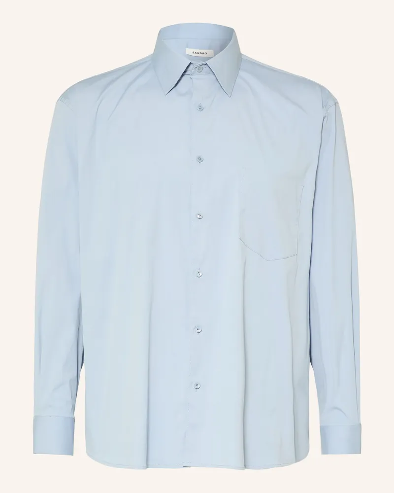 Sandro Hemd Comfort Fit blau Blaugrau