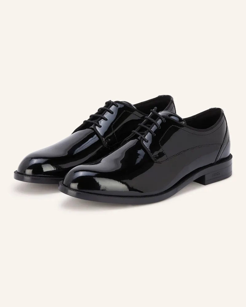 HUGO BOSS Lackschnürer Tayil schwarz Schwarz
