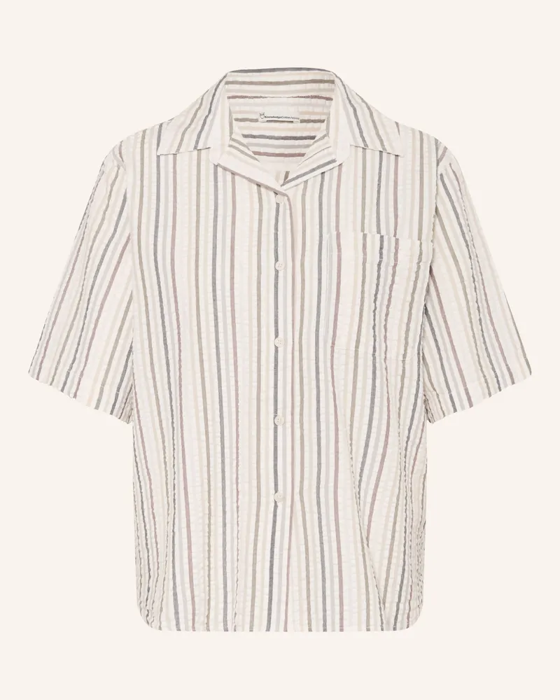 Knowledge Cotton Apparel Bluse Ecru