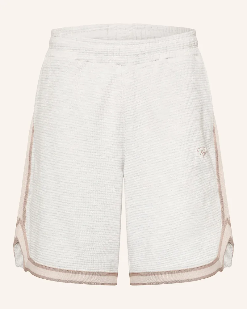 PEGADOR Sweatshorts Signar Mit Galonstreifen grau Hellgrau
