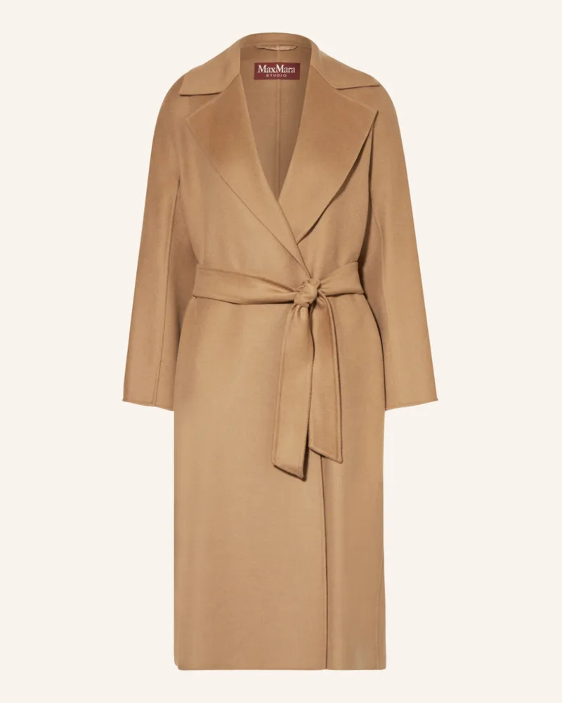 Max Mara Wollmantel Cles braun Camel