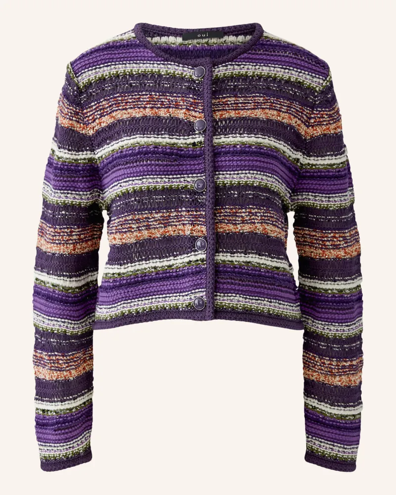 Oui  Strickjacke lila Lila