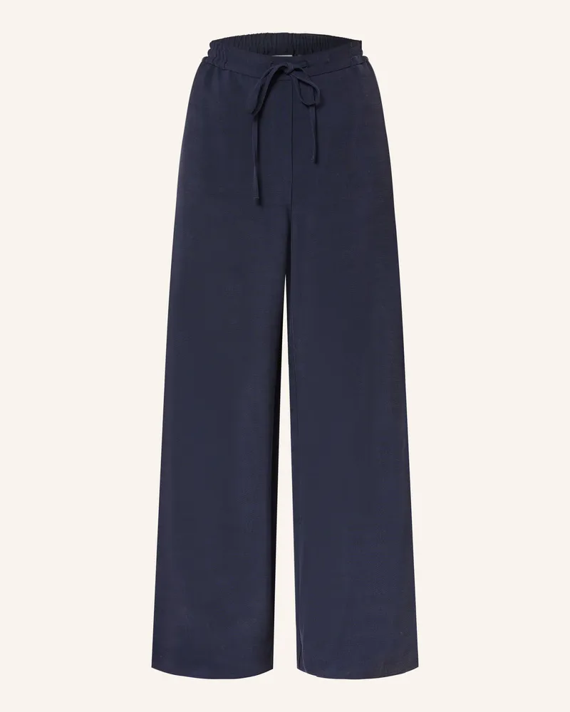 Claudie Pierlot Marlenehose im Jogging-Stil Dunkelblau