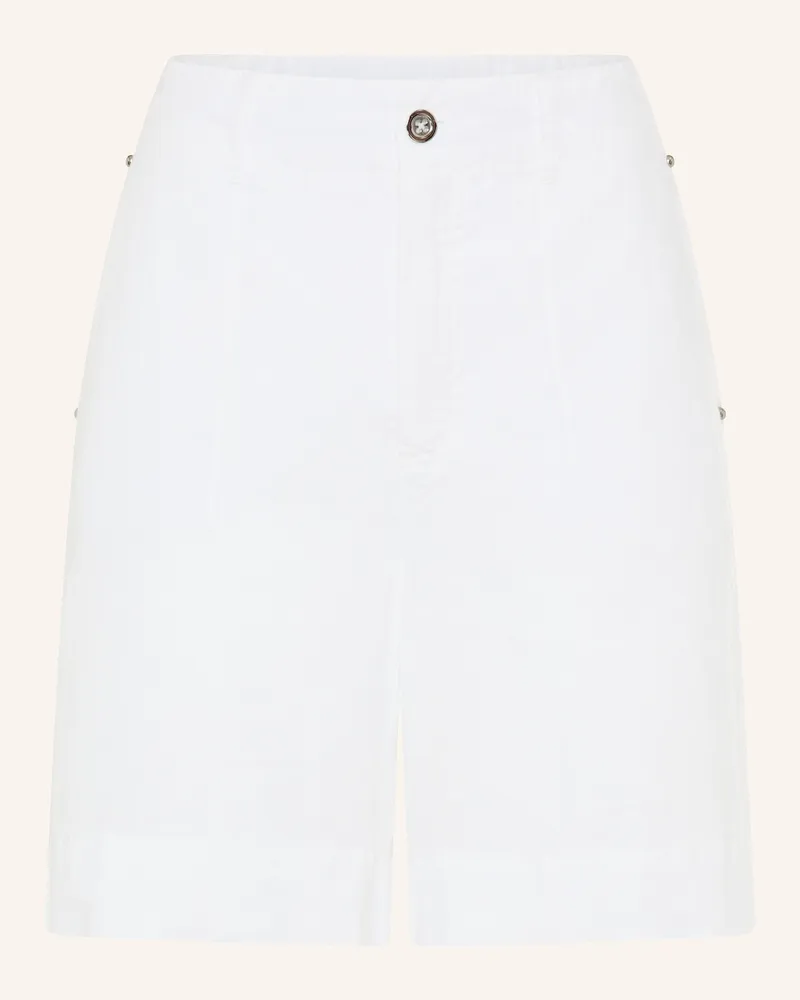 MARC AUREL Leinenshorts weiss Weiss