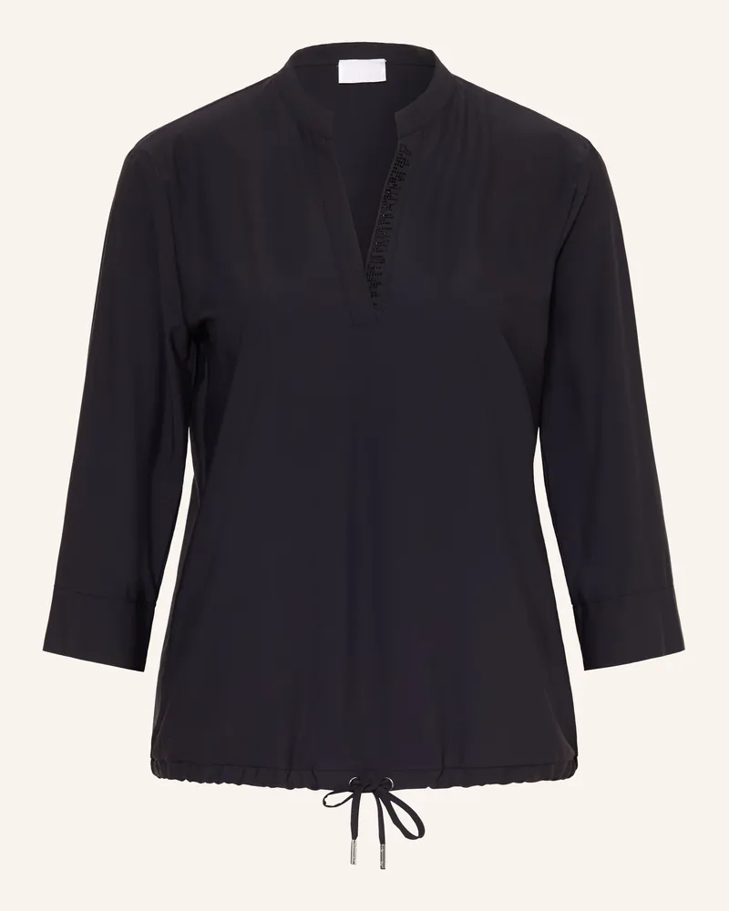 Sportalm Blusenshirt Mit Schmucksteinen Und 3/4-Arm schwarz Schwarz
