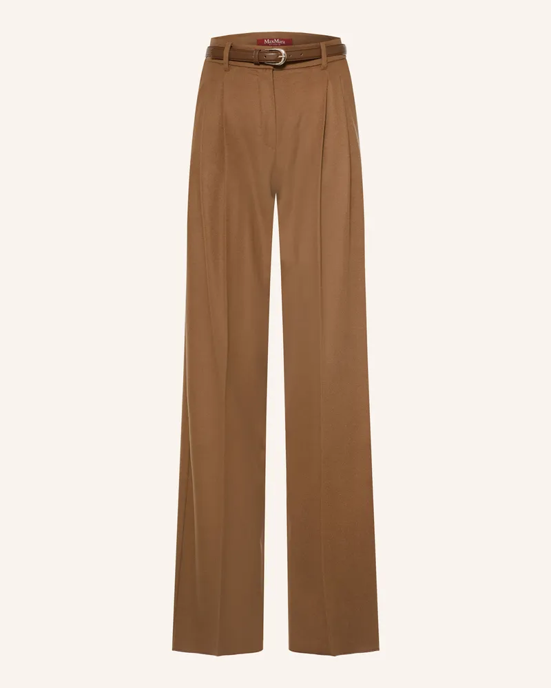 Max Mara Marlenehose Cocco braun Cognac