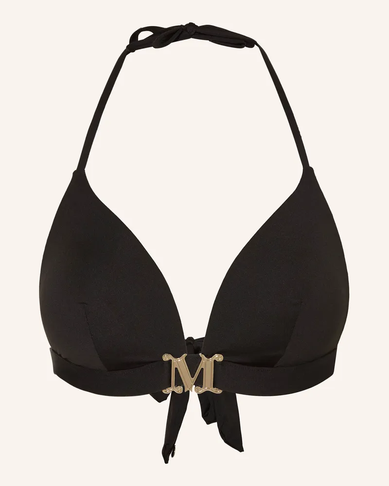 Max Mara Neckholder-Bikini-Top Astra schwarz Schwarz