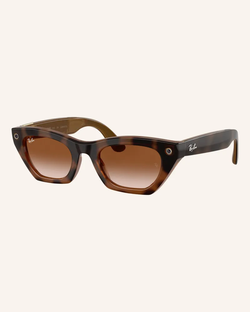 Ray Ban Smart Glasses rw4015 Meta Zena braun Havana