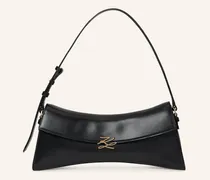 Schultertasche schwarz
