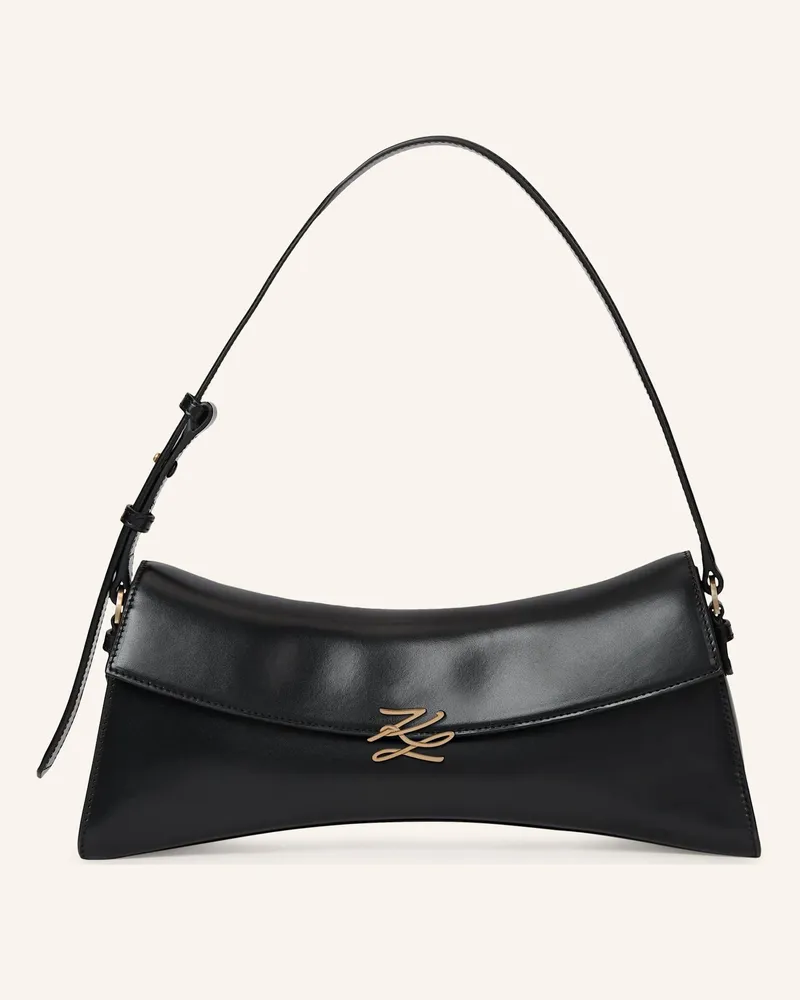 Karl Lagerfeld Schultertasche schwarz Schwarz