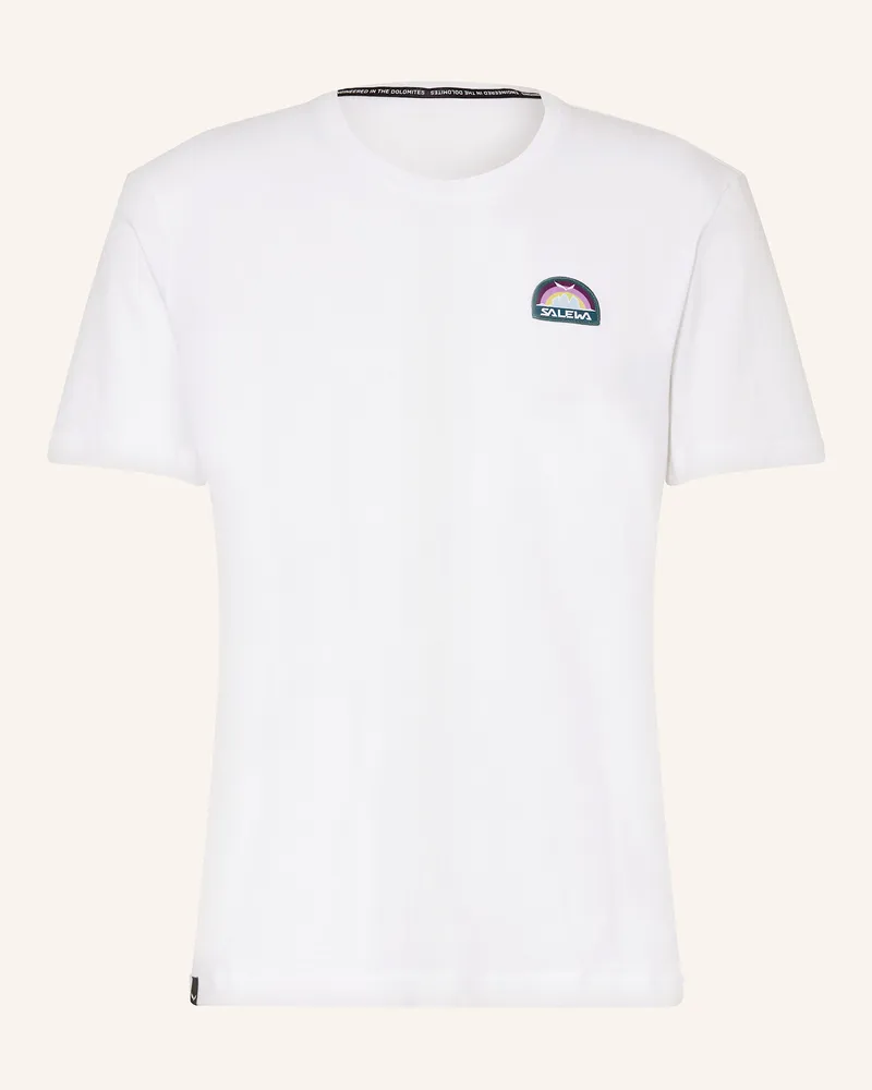 Salewa T-Shirt Eagle Anniversary weiss Weiss