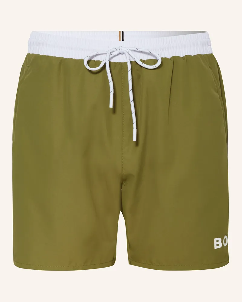 HUGO BOSS Badeshorts STARFISH Oliv