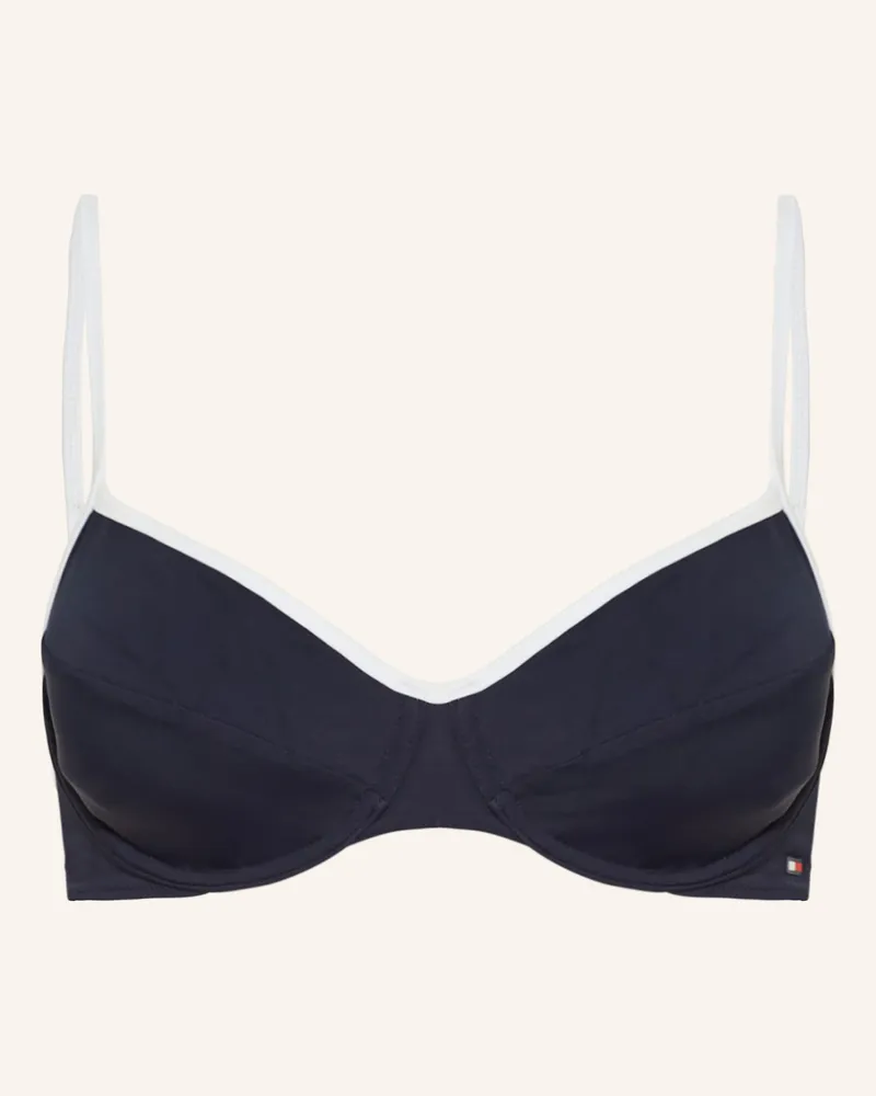 Tommy Hilfiger Bügel-Bikini-Top Dunkelblau