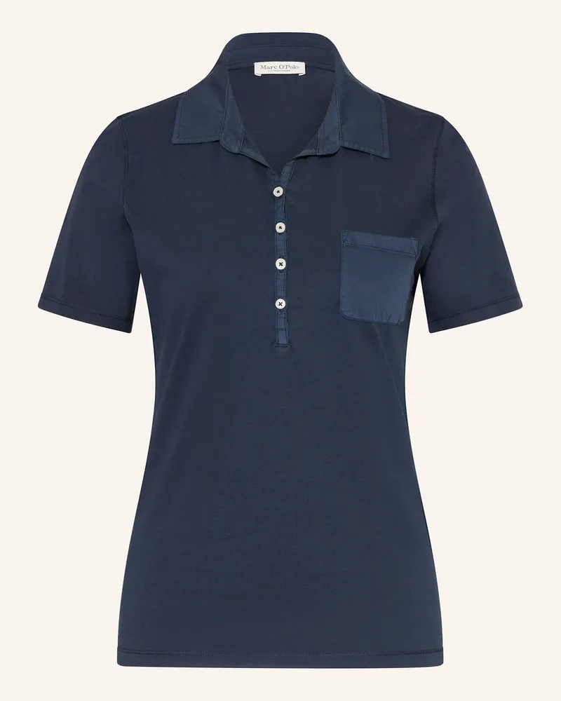 Marc O'Polo Jersey-Poloshirt Dunkelblau