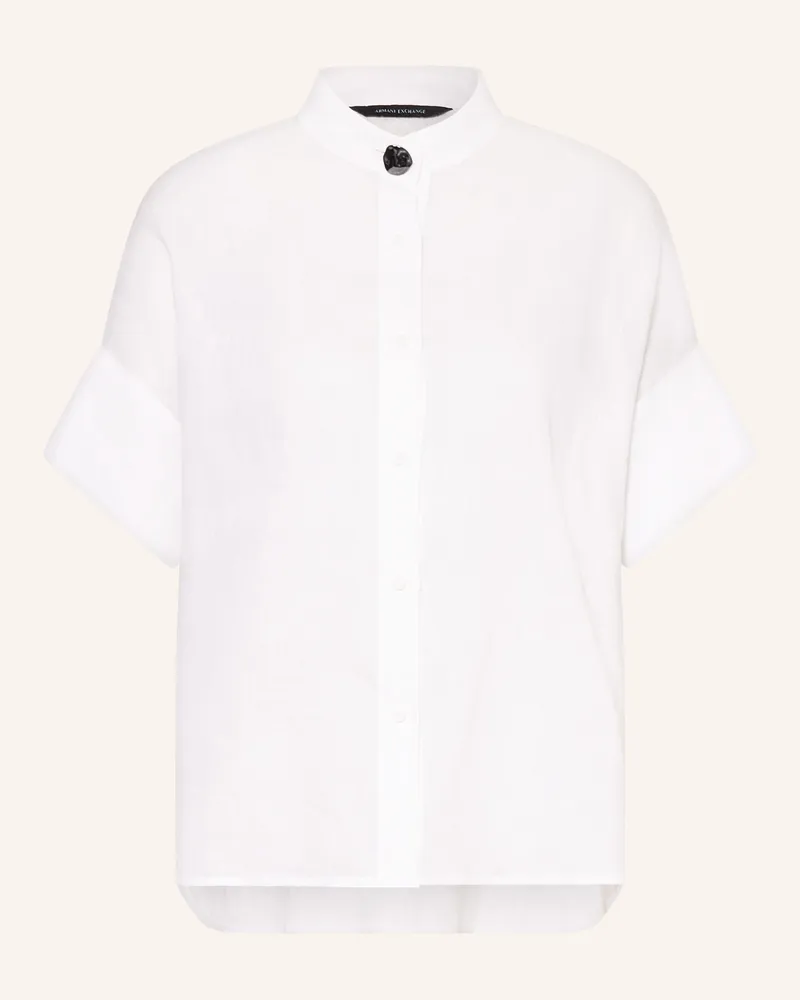 Armani Exchange Bluse weiss Weiss