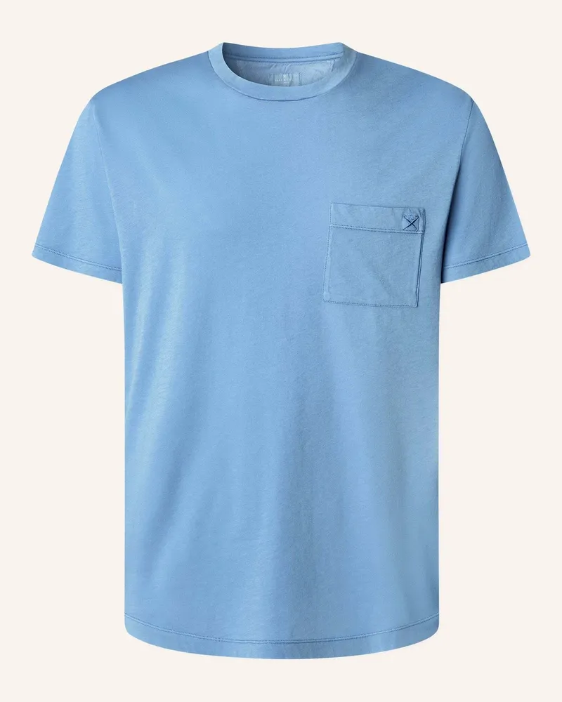 Hackett T-Shirt GMD POCKET TEE Blau