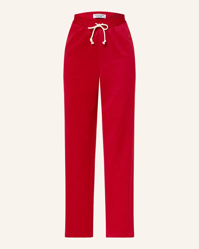 Copenhagen Track Pants mit Galonstreifen Rot