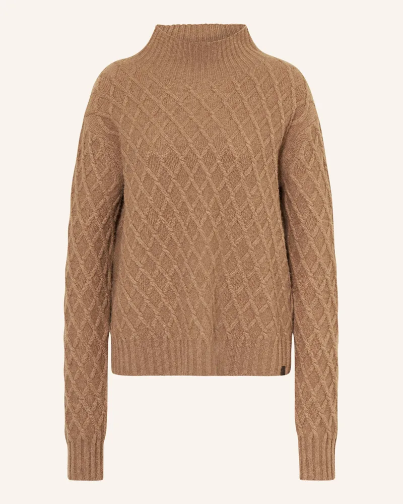 Max Mara Kamelhaar-Pullover Moli braun Camel