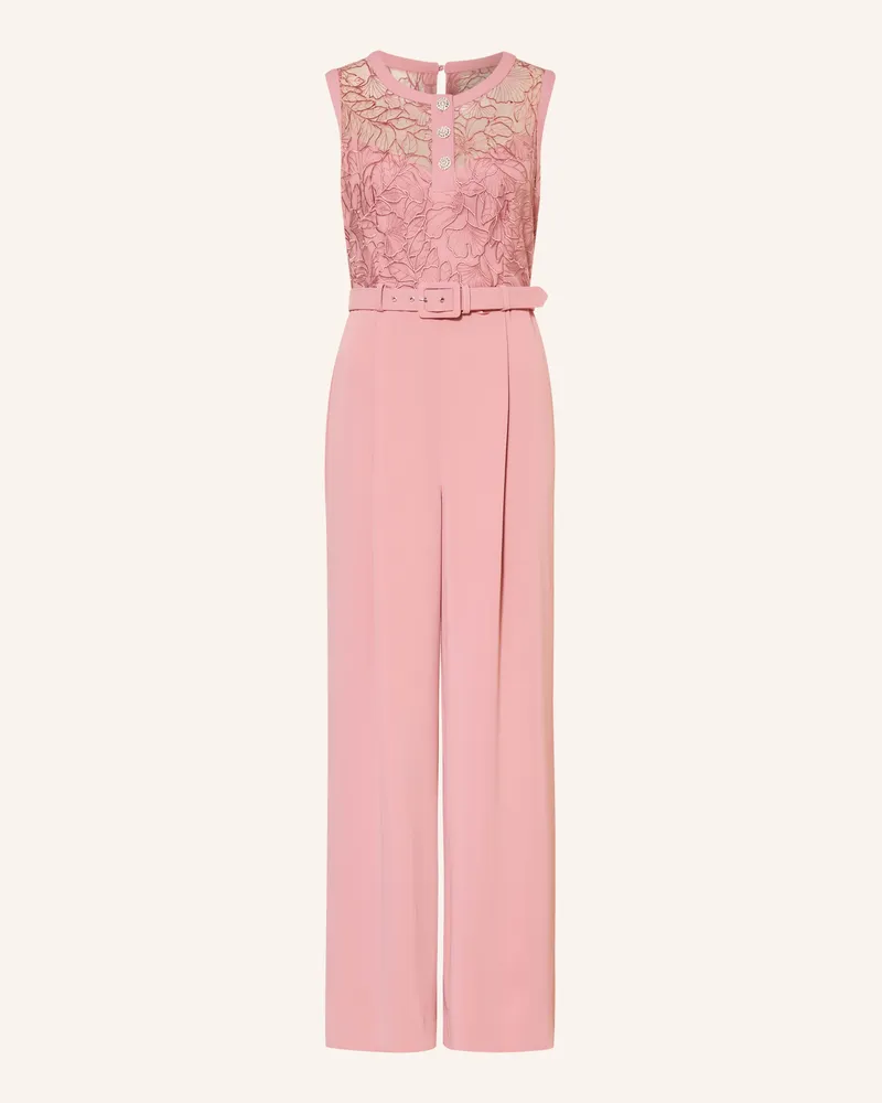 Phase Eight Jumpsuit IVANNA im Materialmix Altrosa