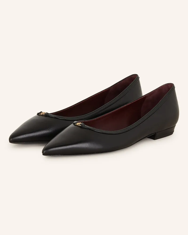 Tory Burch Ballerinas Schwarz