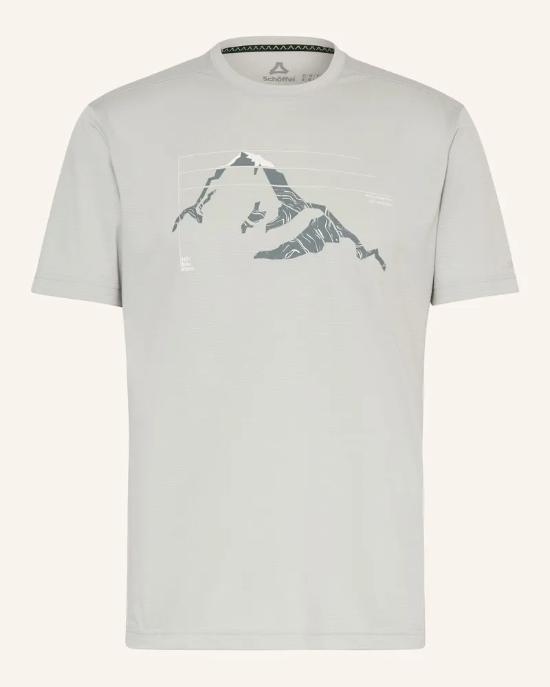 Schöffel T-Shirt Sulten grau Hellblau
