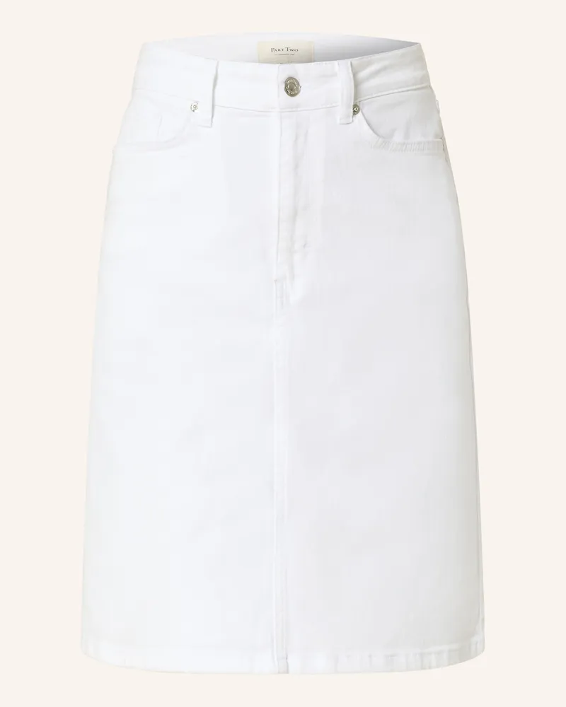 Part Two Jeansrock LEJAPW Weiss
