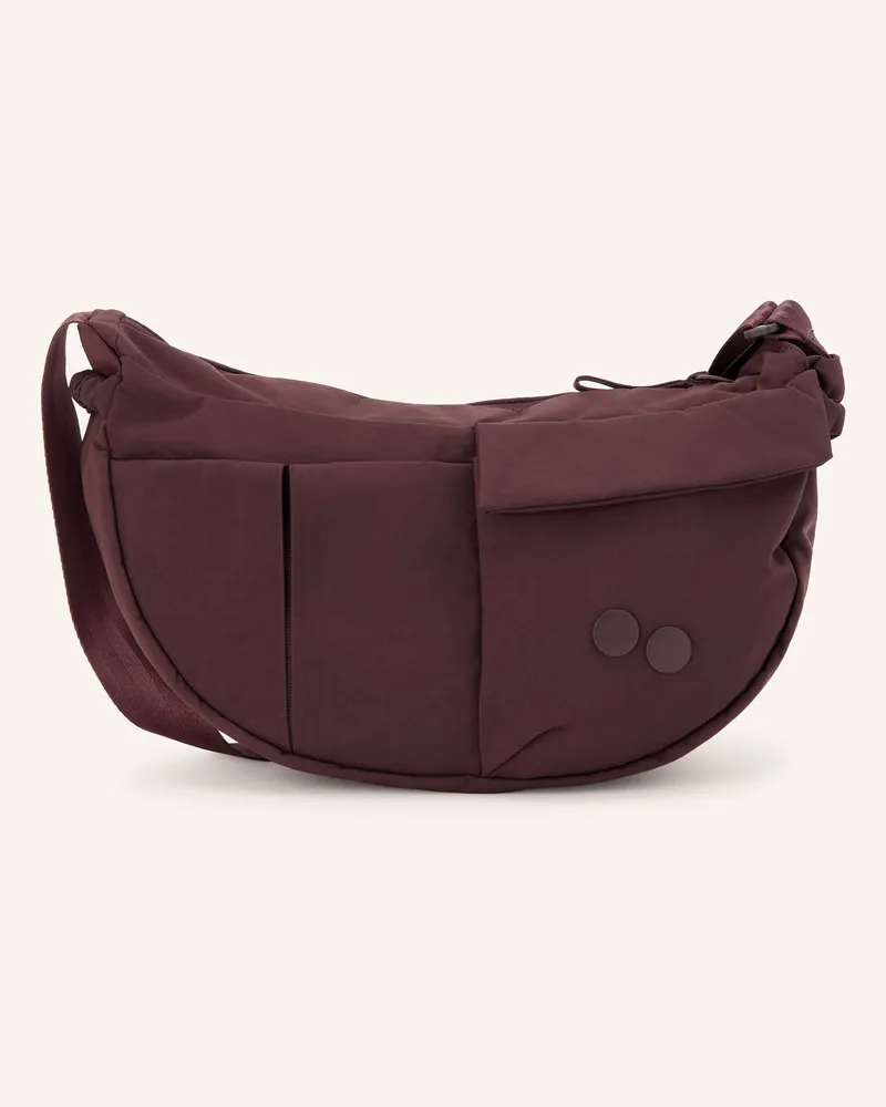 pinqponq Schultertasche Krumm rot Dunkelrot