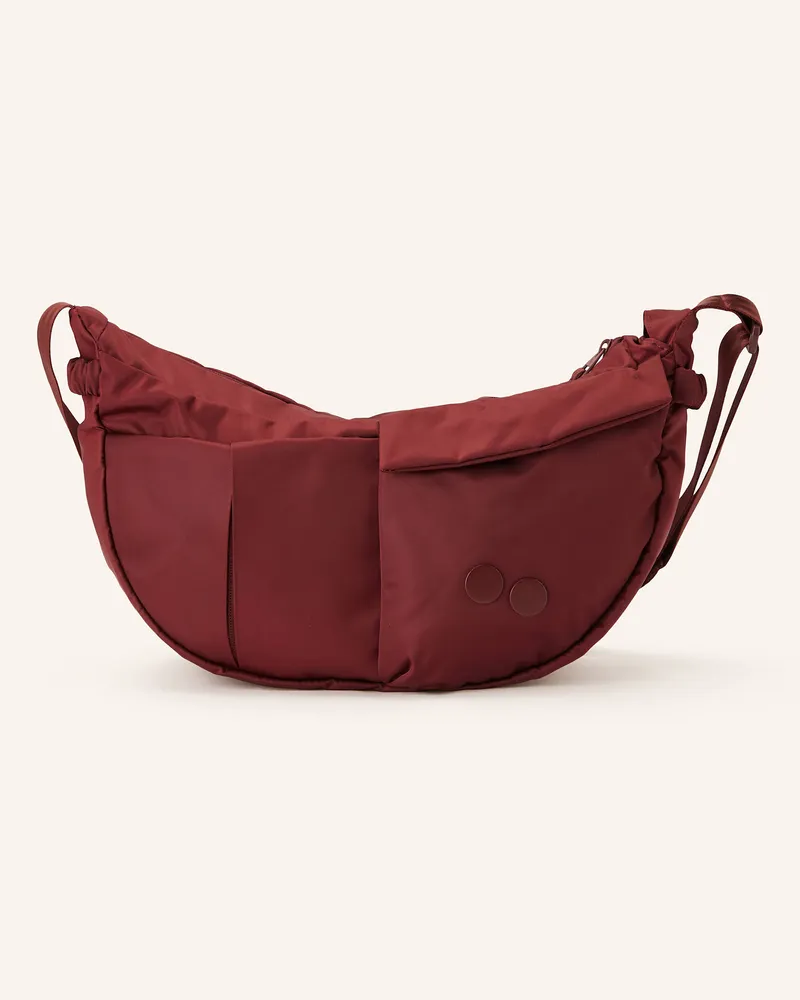 pinqponq Schultertasche Krumm rot Dunkelrot