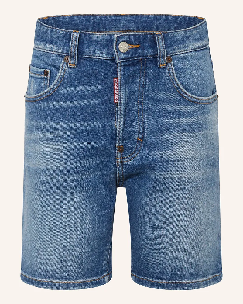 Dsquared2 Jeanshorts Blau