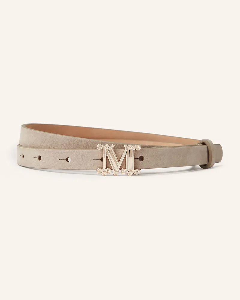 Max Mara Ledergürtel MGRAZIATA Creme