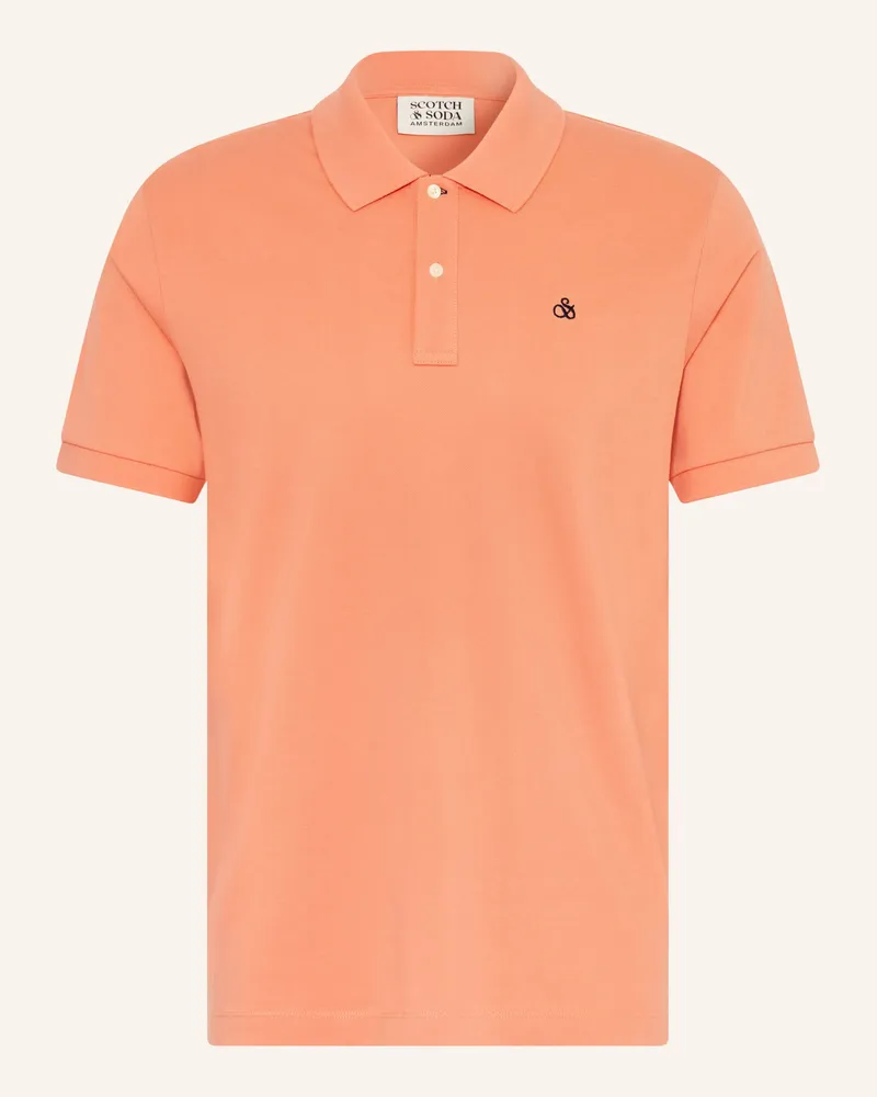 Scotch&Soda Piqué-Poloshirt rosa Lachs