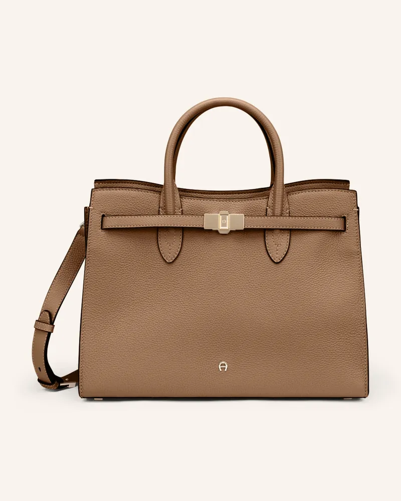 Aigner Handtasche Farah Large beige Braun