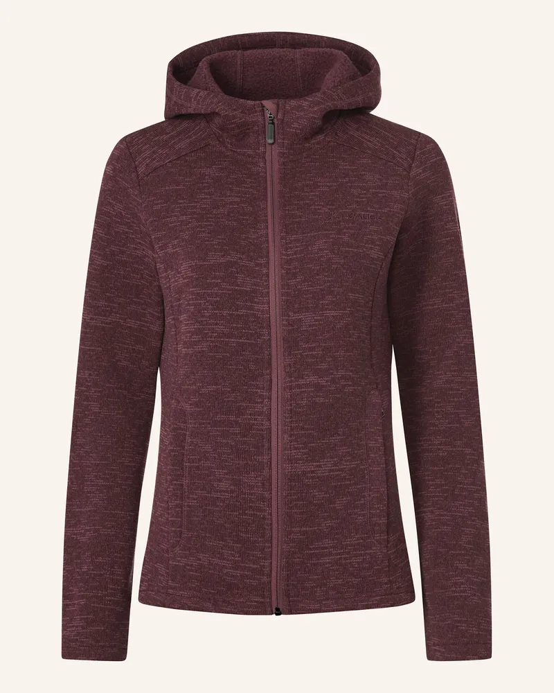 Vaude Fleecejacke W Tikoma Hoody Jacket Ii rot Dunkelrot