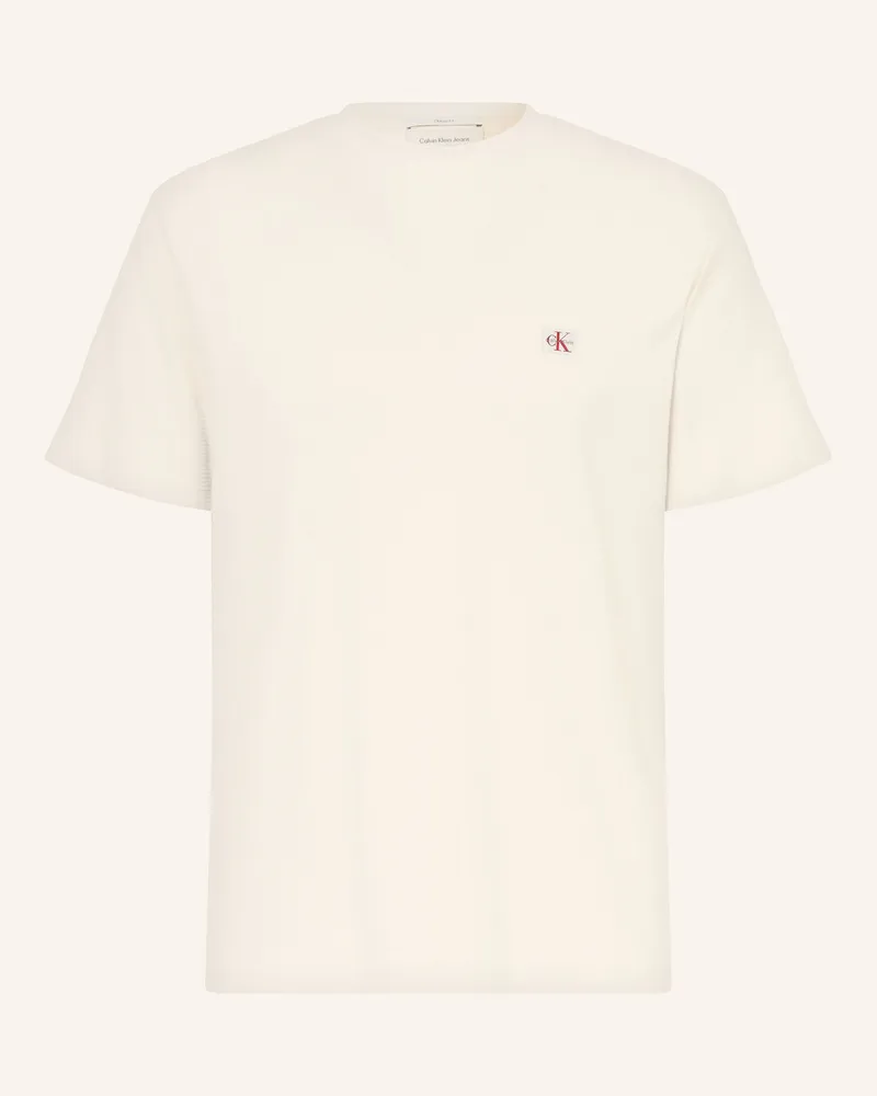 Calvin Klein T-Shirt weiss Ecru