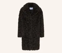 Kunstfellmantel Camille braun