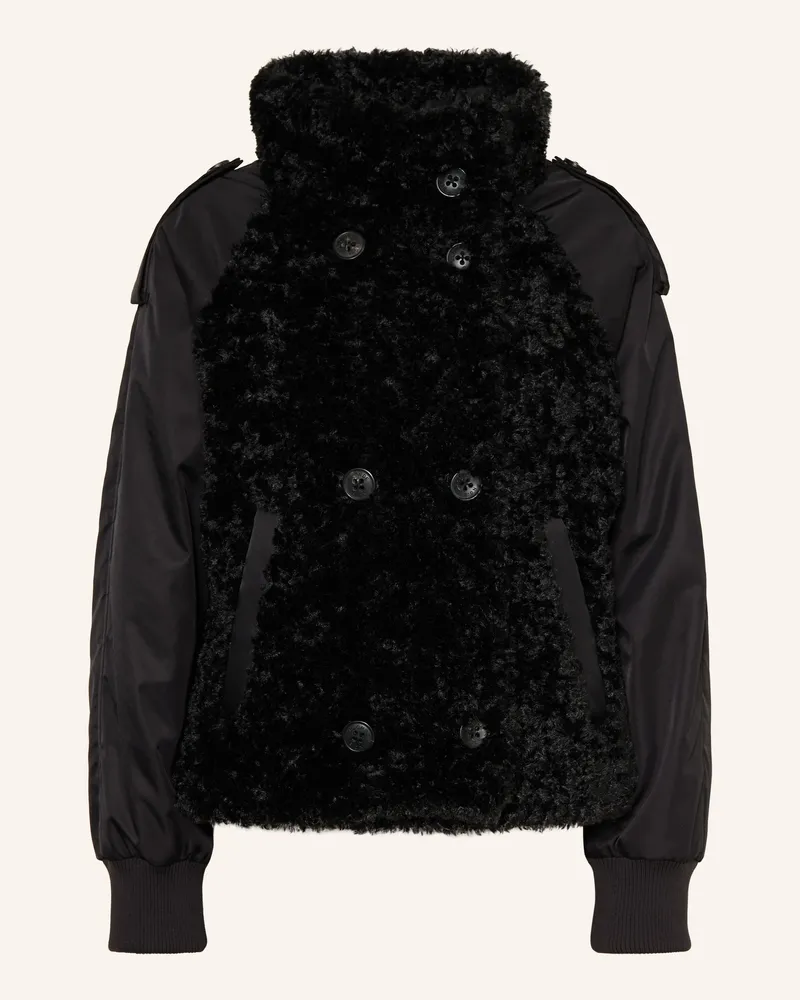 Blonde No. 8 Jacke London Mit Kunstfell schwarz Schwarz