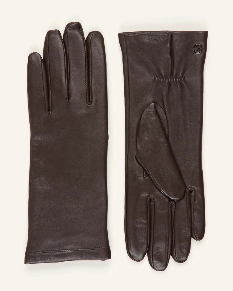 Kessler Lederhandschuh Dunkelbraun