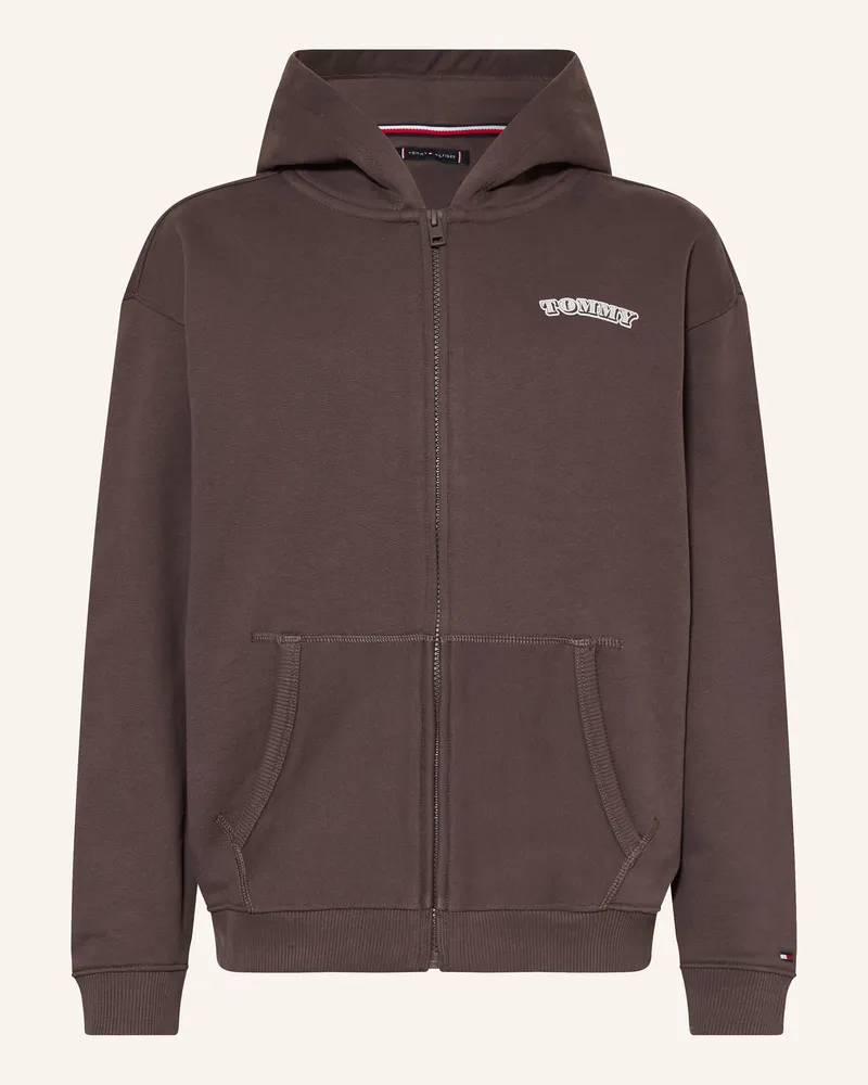 Tommy Hilfiger Sweatjacke schwarz Taupe