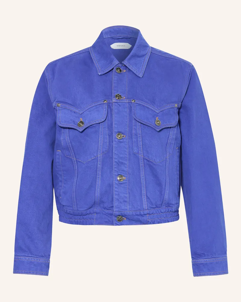 Versace Jeansjacke blau 1db10