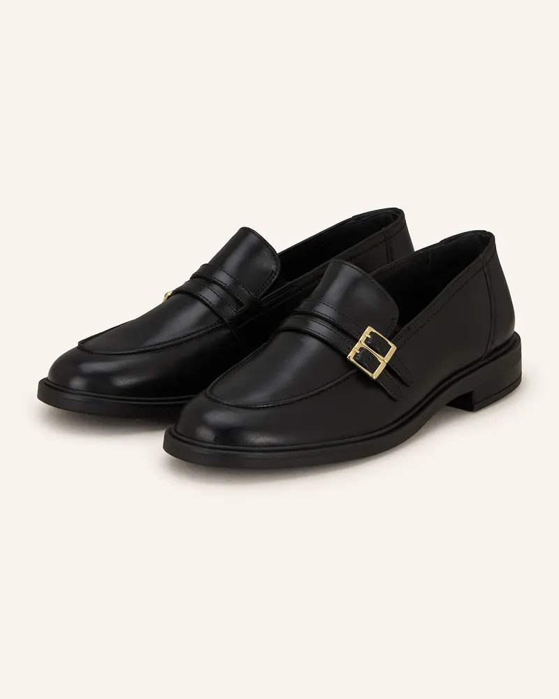 paul green Penny-Loafer schwarz Schwarz