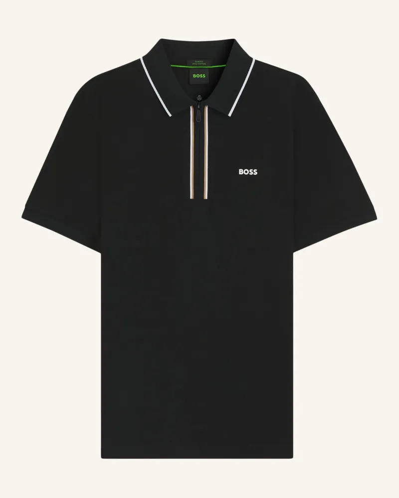 HUGO BOSS Poloshirt PHILIX GOC Slim Fit Schwarz