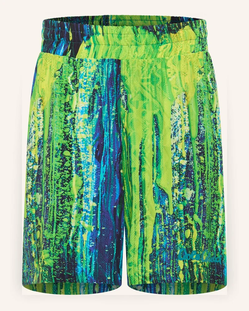 Carlo Colucci Short - Ai Drip Knit Favretto gruen Dunkelblau