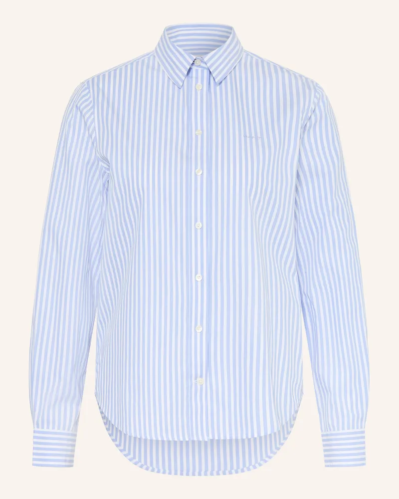 Gant Hemdbluse lila Hellblau
