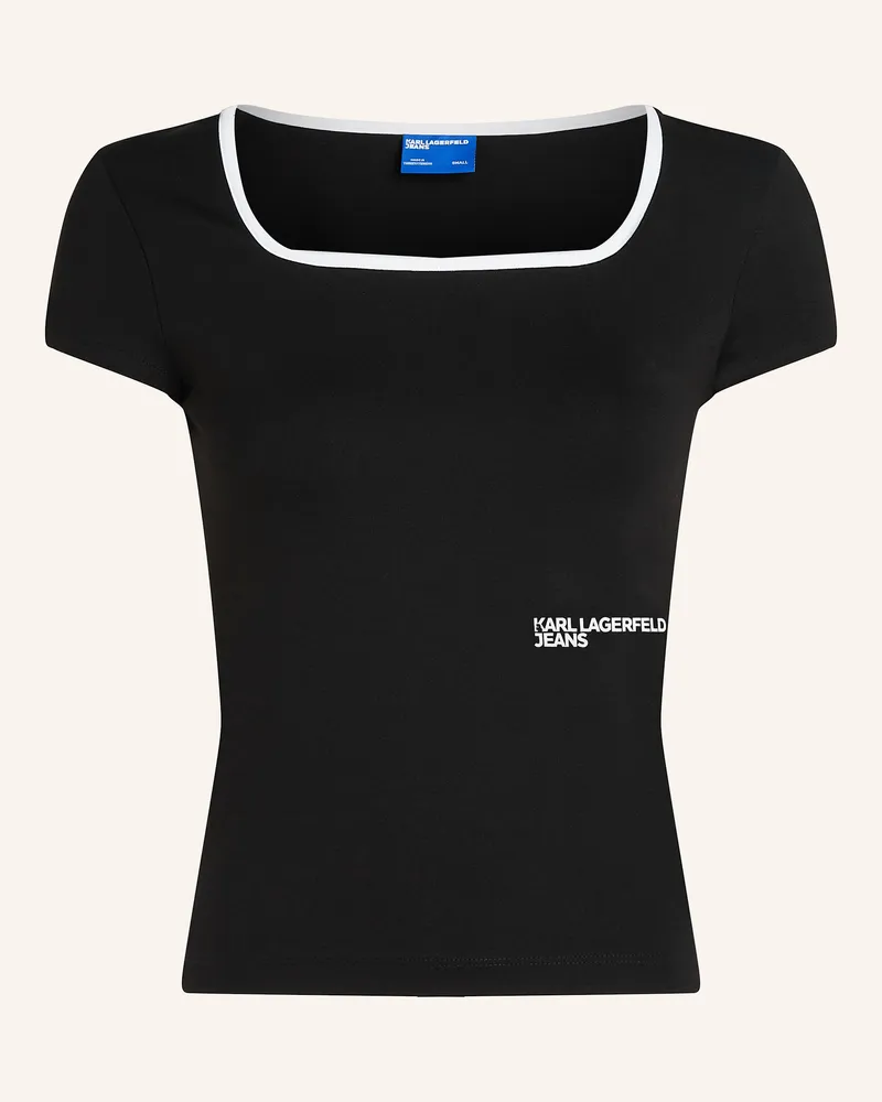 Karl Lagerfeld Top Schwarz