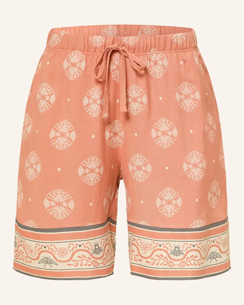 Hanro Schlafshorts Urban Casuals orange Hellorange