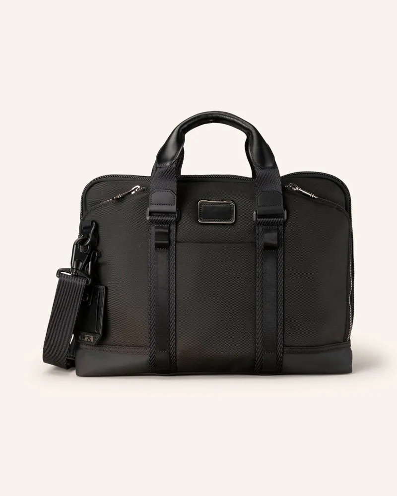 Tumi Alpha Bravo Business-Tasche Academy Mit Laptop-Fach schwarz Schwarz