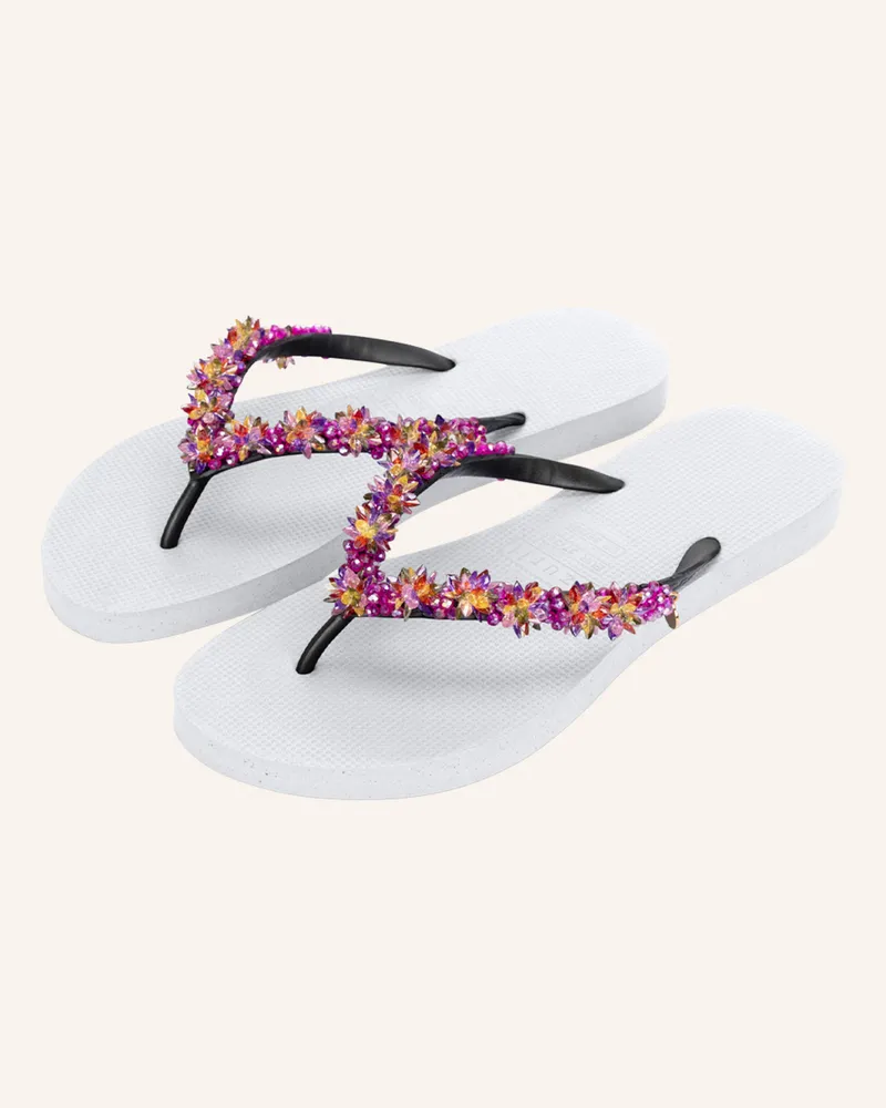 uzurii Zehentrenner PINK RIO Weiss